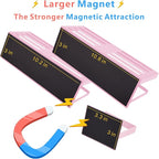 Magnetic Spice Rack For Refrigerator Magnetic Fridge Shelf For Kitchen Spice Organizer Magnetic Shelf For Fridge Space Saving Pink 4 Pack With Magnetic Paper Towel Holder