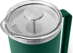 YETI Rambler 64 oz. French Press Coffee Maker, Black Forest Green