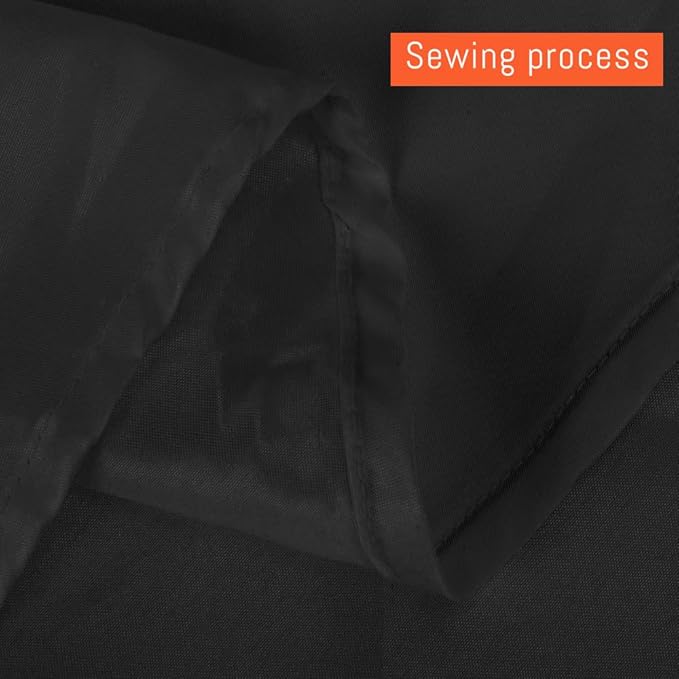 6 Pack Black Round Tablecloths, 90 Inch Stain Resistant and Wrinkle Polyester Fabric Washable Table Clothes Cover for Kitchen Dining, Wedding, Reception Banquet, Birthday Party, Buffet Restaurant