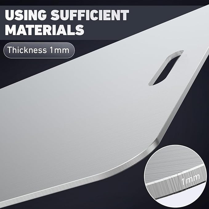 Stainless Steel Cutting Board, 3 PCS Cutting Boards for Kitchen, 304 Stainless Non Stick Chopping Cutting Board for Meat Fruit & Vegetable (15 x 11, 13x 9, 10 x 6 in)