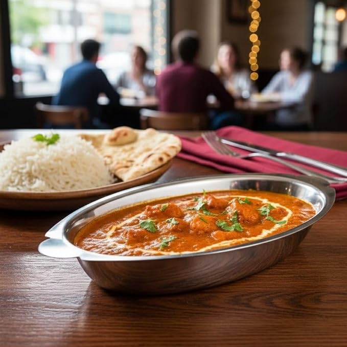 Soro Essentials- 20 oz. Stainless Steel Oval Au Gratin Dish Set of 2- Serving Dish for Individual Serving Casseroles Lasagna & Cobblers Table Serving Dishes Casserole Dishes Individual Gratin Dishes