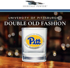 Heritage Pewter Pittsburgh Double Old Fashion | Double Rocks Glass 14 OZ for Liquor | Expertly Crafted Pewter Glass