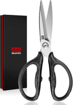 SHAN ZU 8.4" Heavy Duty Kitchen Scissors - Professional Japanese 5Cr15MoV Stainless Steel Shears, All Purpose Detachable Shears for Meat/Herbs/Poultry, Dishwasher Safe, Gift Box Included