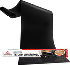 Teflon Liner Roll for Ovens, Stovetops & Grills (75” x 17”) - Custom Cut to Size & Shape Needed - Versatile Non-Stick Teflon Mat, Can Use As Oven Liner, Grill Mat, Stovetop Cover, Baking Sheet, etc.