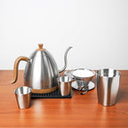Brewista Artisan Electric Gooseneck Kettle, Water Boiler with LCD Panel, Precise Temperature Control, Fast Boiling and Keep Warm Settings for Pour-Over Coffee & Tea, Café, 1 Liter (Stainless Steel)