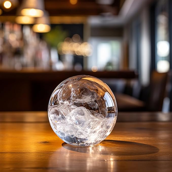 OLD BARREL Whiskey Glasses Set of 8 (4 Glasses with 4 Ice Ball Molds) 10oz Old Fashioned Crystal Glasses Gift Box – Bourbon, Scotch, Cocktail Rocks Glas – Gifts for Men, Dad, Birthday, Christmas Gift