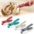 Silicone Non-Slip Heat Insulation Anti-Scald Clip,Multi-Function Anti-Scald Bowl Clip Hot Bowl Dish Plate Gripper Clips,Multi-Purpose Anti-Scald Bowl Holder Clip Tongs Clamp Holder for Kitchen (B Set)