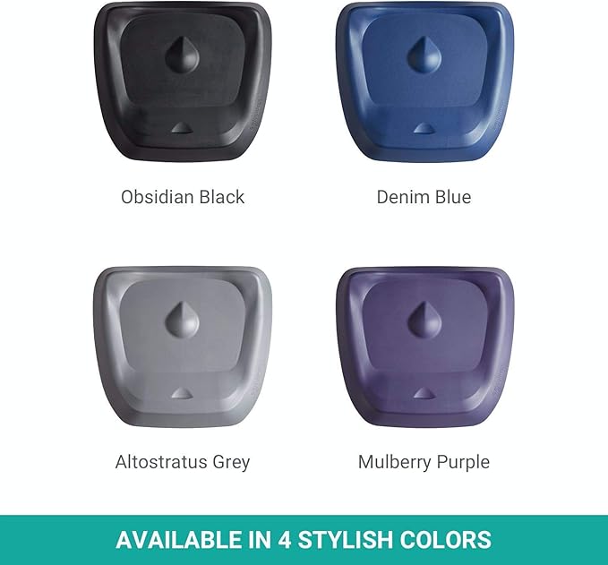 Ergodriven Topo Comfort Mat | Anti-Fatigue Mat with Calculated Terrain | Comfortable Office Mat | Mulberry Purple