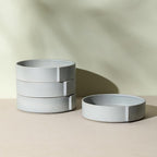 Stone Lain Bao 4-Piece Pasta Bowl Set Stoneware, Blue-Grey