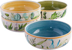 Corona 4 dinnerware Bowls Set | Siena 21oz | service for 4 | Ceramic | Garden decor | Set 4 Bowls | Cerámica