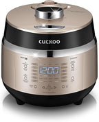 CUCKOO CRP-EHSS0309FG 3-Cup (Uncooked) / 6-Cup (Cooked) Induction Heating Pressure Rice Cooker with Nonstick Inner Pot, 16 Menu Modes, Fuzzy Logic Tech, 3 Voice Guide, Auto Clean (Gold)