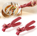 Silicone Non-Slip Heat Insulation Anti-Scald Clip,Multi-Function Anti-Scald Bowl Clips Hot Bowl Dish Plate Gripper Clip,Multi-Purpose Anti-Scald Bowl Holder Clip Tongs Clamp Holder for Kitchen (G Set)