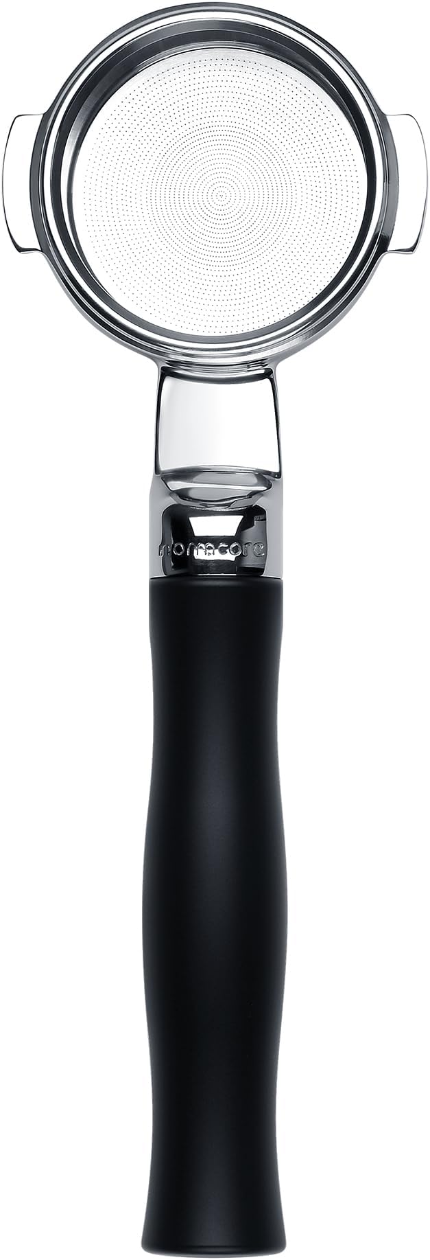 Normcore All-Stainless Unibody Bottomless Portafilter - Integrated High Extraction Basket - E61 Naked Portafilter Fits ECM, Rocket, Lelit, Sanremo, Synesso - Anodized Aluminum Handle, 18-22g