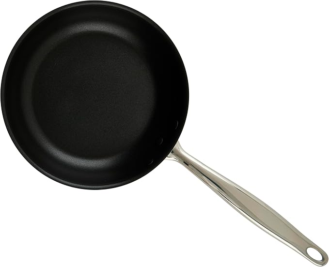 WINCO Tri-Ply Frying Pan, Silver