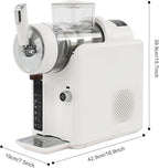 5 Preset Slushie Machine & Ice Cream Maker, 185W Commercial Slushie Maker for Ice Cream, Milkshakes & Cocktails, 61oz Capacity Slushy Machine with LED Display (Beige, 1.8L)