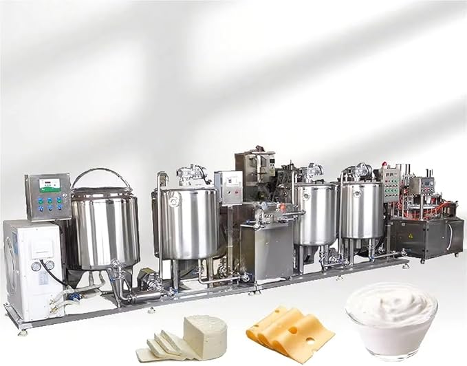 Commercial Yogurt Maker Machine with Milk Pasteurizer & Cooler，Dairy Equipment for Milk Cooling, Pasteurization, Yogurt Fermentation，Fits Dairy Farms, Milk Collection Stations, Food Factories