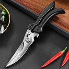 Heavy Duty Kitchen Chicken Shears With Anti-Slip Handle & Safety Lock Rust Proof Bone Cutting Scissors for Cutting Chicken & Chopping Vegetables