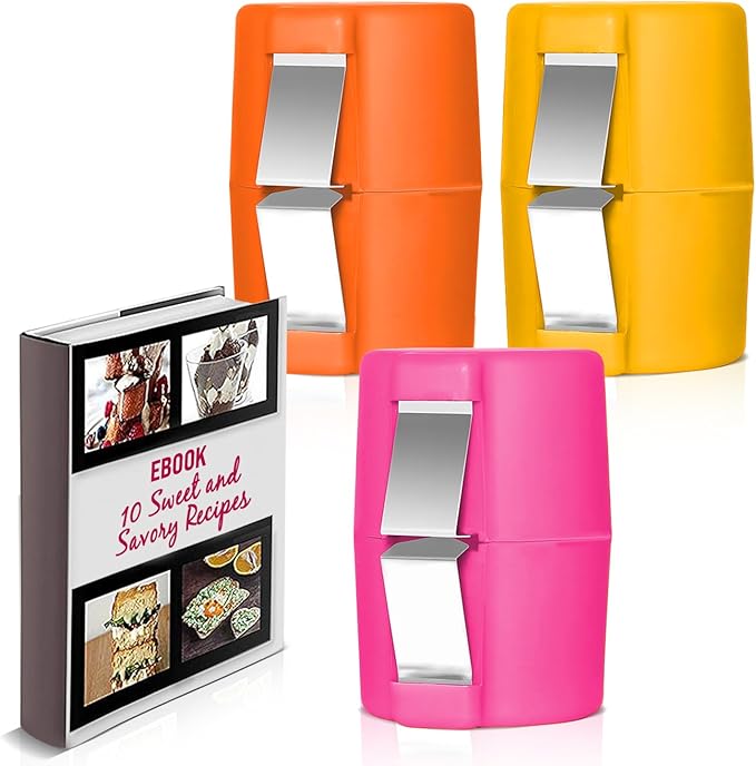 3PCS Egg Shell Opener Tool for Hard-Boiled & Raw Eggs – Egg Cracker, Peeler, Separator, Slicer – Stainless Steel Eggshell Remover, Egg Cutter, Opener, Topper, Piercer, Easy to Use