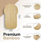 Ibyx Elegant Sliding Tray - Compatible with 4 Qt Hamilton Beach Stand Mixers and Other Heavy Appliances (Natural)