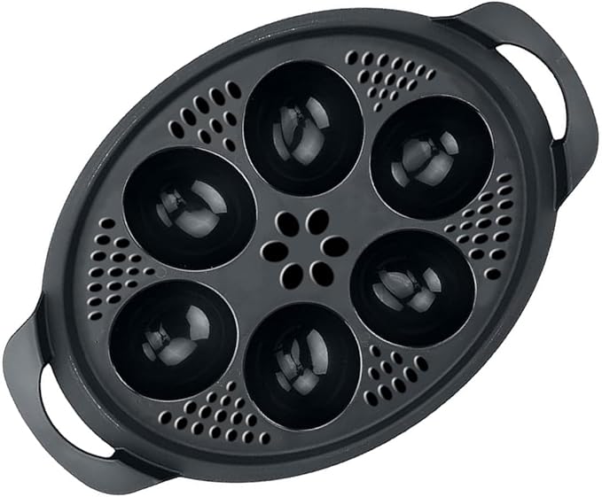 Nonstick Microwave Eggs Poacher Insert 6 Cup Eggs Cooker for Air Fryers Oven and Cooking Machines Baking Accessories