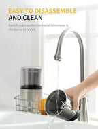 SHARDOR Electric Coffee Grinder Herb Blade Grinder Spices Grinder with 2 Removable Stainless Steel Bowls, Silver