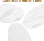 Koville African Natural Marble Rolling Pin, Non-Stick Polished Dough Roller, Pasta, Dumpling, Fondant, Pie Crust, Bread, Pizza Dough, Kitchen Baking Pastry Tools with Mat/Scraper（Namib Fantasy）