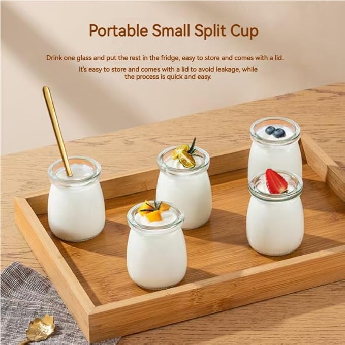 Yogurt Maker Machine, Probiotic Yogurt Maker With Temperature Control, 1.2L Automatic Digital Yogurt Maker With Lcd Display (With 5 Cups)