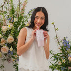 HydroJug Traveler - 20 oz Water Bottle with Handle & Flip Straw - Fits in Cup Holder, Leak Resistant Tumbler-Reusable Insulated Stainless Steel & Rubber Base - Gifts for Women & Men, Wildrose