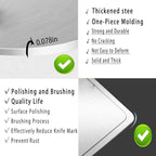 Titanium Cutting Board for Kitchen with Juice Groove， Dishwasher Safe Chopping Boards， Bpa-Free Chopping Board,for Home Counter Outdoor Camping Housewarming Gifts for Women (15.4inx11.1in)