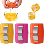 Egg Shell Opener 3PCS Egg Separator Egg Shell Opener for Hard Boiled Eggs Stainless Steel Egg Peeler, Handheld Egg Seperator Tool Kitchen Gadgets