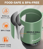 Self-Heating Coffee Mug T1, 16oz Rechargeable Heated Coffee Mug, Smart Coffee Warmer Mug with App-Controlled,Advanced Temperature-Controlled Heating Coffee Gifts for Women Men Coffee Lover