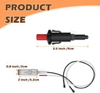 Igniter Kit for Weber 7510 Spirit 200/300/500/700, Genesis E310/E320 Grill Replacement Parts, BBQ Grill Igniter for Weber Gensis Silver B/C Genesis Gold B/C Platinum B/C Push igniter Parts