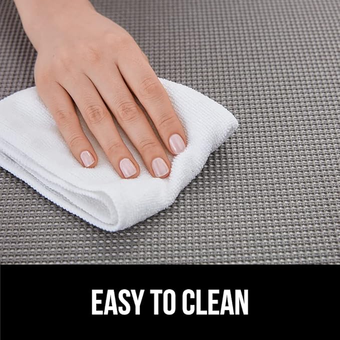 GORILLA GRIP powerGRIP Drawer Shelf and Cabinet Liner, Thick Strong Hold, Non-Adhesive Liners Protect Kitchen Cabinets and Cupboard, Bathroom Drawers, Easy Install, Breathable Mat, 17.5" x20', Navy
