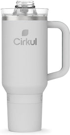 Cirkul 40oz. Fog Stainless Steel Tumbler with Handle, All-Day StrawSip™, Double-Wall Insulated
