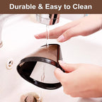 KEEPOW Reusable Coffee Filters 8-12 cup, 3-Pack Cone Coffee Filters #4 Gold Permanent Coffee Filter Compatible with Cuisinart, Ninja CFP301, Hamilton Beach, Size 04 Pour Over Coffee-maker Dripper