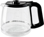 12-Cup Replacement Glass Coffee Carafe Compatible with Mr. Coffee LMX, TP, MMX, and MSX series coffeemakers
