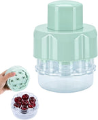Cherry Pitter Tool, Multiple Fruit Remover, Mint Green, Kitchen Gadget for Cake Making and Fruit Salads