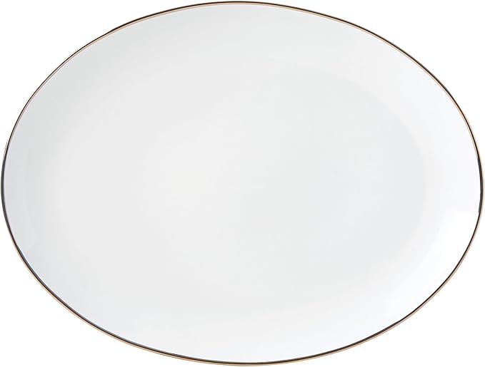 Lenox White Trianna 14.5" Serving Platter, 3.20 LB