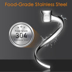 Stainless Steel Spiral Dough Hook Replacement for KitchenAid 4.5-5 Qt. Tilt-Head Stand Mixers.Accessories Compatible for Kitchen Aid K45, K45SS, KN15E1X, KSM75, KSM85PS, KSM88PSQ, KSM90 etc.