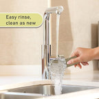 2PCS 1/4Cup (60ml, 2oz) Single Measuring Cup, Stainless Steel Measure Scoop, Metric and US Measurement, Dishwasher Safe