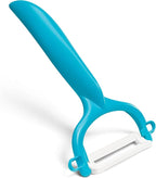 Kyocera Ceramic Horizontal Y Peeler, Blue