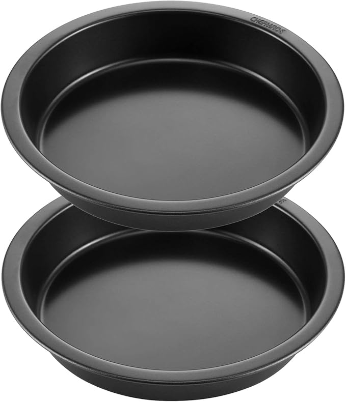 CHEFMADE Round Cake Pan, Nonstick 8 Inch Cake Pan for Baking, Set of 2