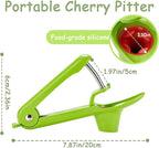 Cherry Pitter, Olive Pitting Tool Cherries Stoner Remover(Green)