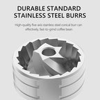 TIMEMORE Manual Coffee Grinder Stainless Steel Conical Hand Grinder Burr Chestnut C2S Internal Adjustable Setting Capacity 20g Pour Over Mocha Coffee for Travel, Camping, Home Black