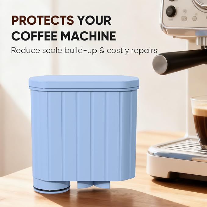 PUREPLUS Coffee Filter Compatible with Philips AquaClean CA6903, Saeco Espresso Machines – High-Grade Resin & Coconut Carbon – Up to 5,000 Cups – Improves Coffee Taste & Protects Machine, 3 Pack