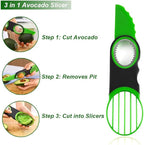 Avocado 3-In-1 Slicer Tool, Avocado Cutter Slicer, Dishwasher Safe (Avocado Cutter Slicer)