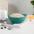 Wheat Straw Bowls Set 26 OZ, Unbreakable Cereal Bowl 4 Pack, Bowls for Kitchen, Microwave Safe Plastic Bowls Reusable, Serving Bowls Set for Dinner, Cereal, Salad, Oatmeal, Soup (Matte Multi)