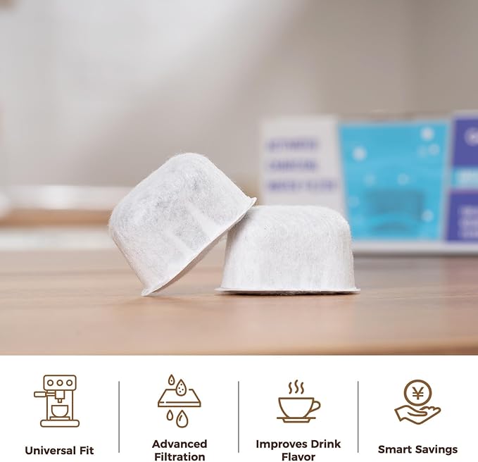 Premium 12-Pack Replacement Charcoal Water Filters for Keurig Coffee Machine