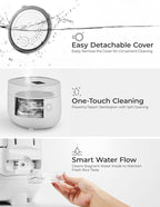 CUCKOO Rice Cooker 3 Cup Uncooked / 6 Cup Cooked, Modern Fuzzy Logic Rice Cooker Small with Delay Timer & Keep Warm Setting, Versatile Food Steamer for Cooking, Non-Stick Inner Pot, White (CR-0375FW)
