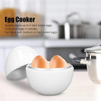 Microwave Egg Boiler for 4 Eggs, Boiled Egg Poachers, Rapid Egg Cooker Microwave Boiled Egg Maker for Hard Soft Boiled Egg Cooker Steamer